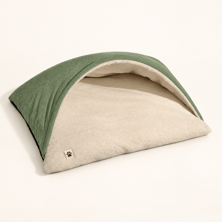 Pawtique BurrowCloud™ Plush Sleeping Bag Dog Bed - Pawtique