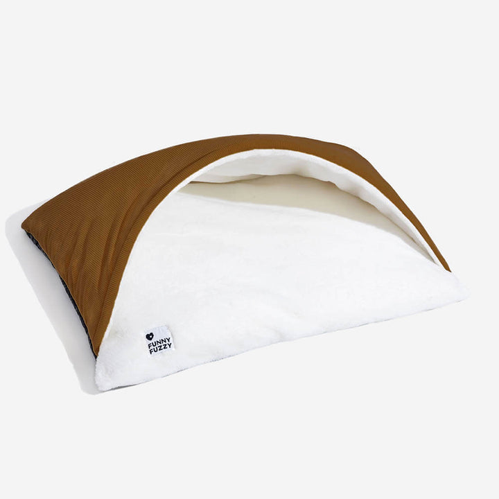 Pawtique BurrowCloud™ Plush Sleeping Bag Dog Bed - Pawtique