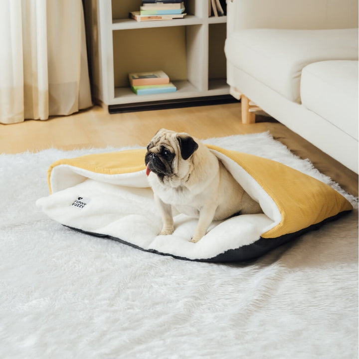 Pawtique BurrowCloud™ Plush Sleeping Bag Dog Bed - Pawtique