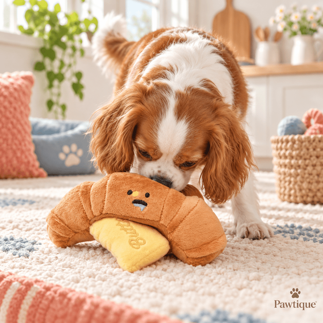 Pawtique ButterCroissant™ Snuffle &amp; Squeaky Dog Toy - Pawtique