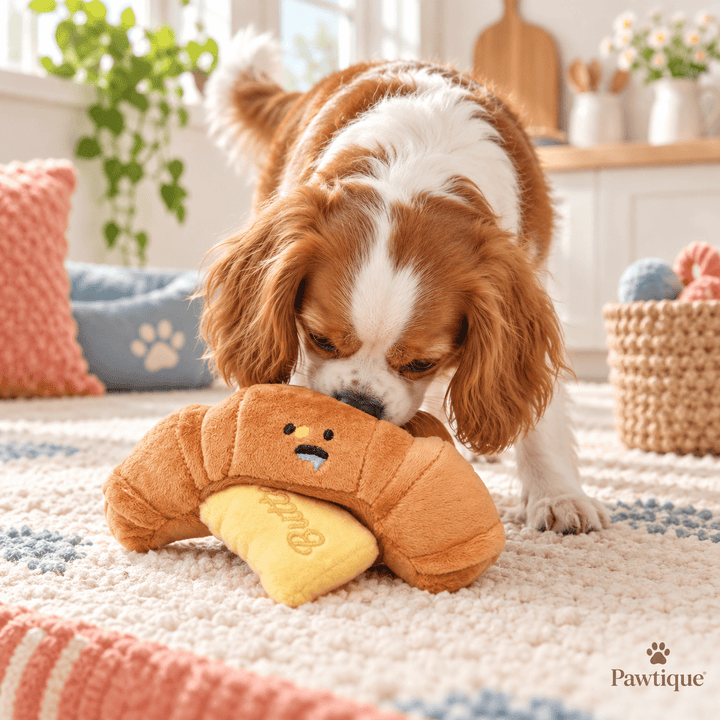 Pawtique ButterCroissant™ Snuffle &amp; Squeaky Dog Toy - Pawtique
