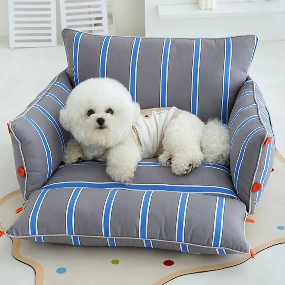 Pawtique ButtonNest™ Convertible Bolster Dog Bed - Pawtique