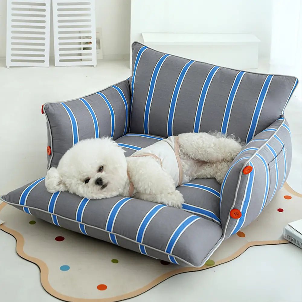 Pawtique ButtonNest™ Convertible Bolster Dog Bed - Pawtique