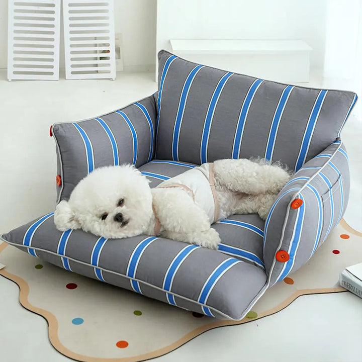 Pawtique ButtonNest™ Convertible Bolster Dog Bed - Pawtique