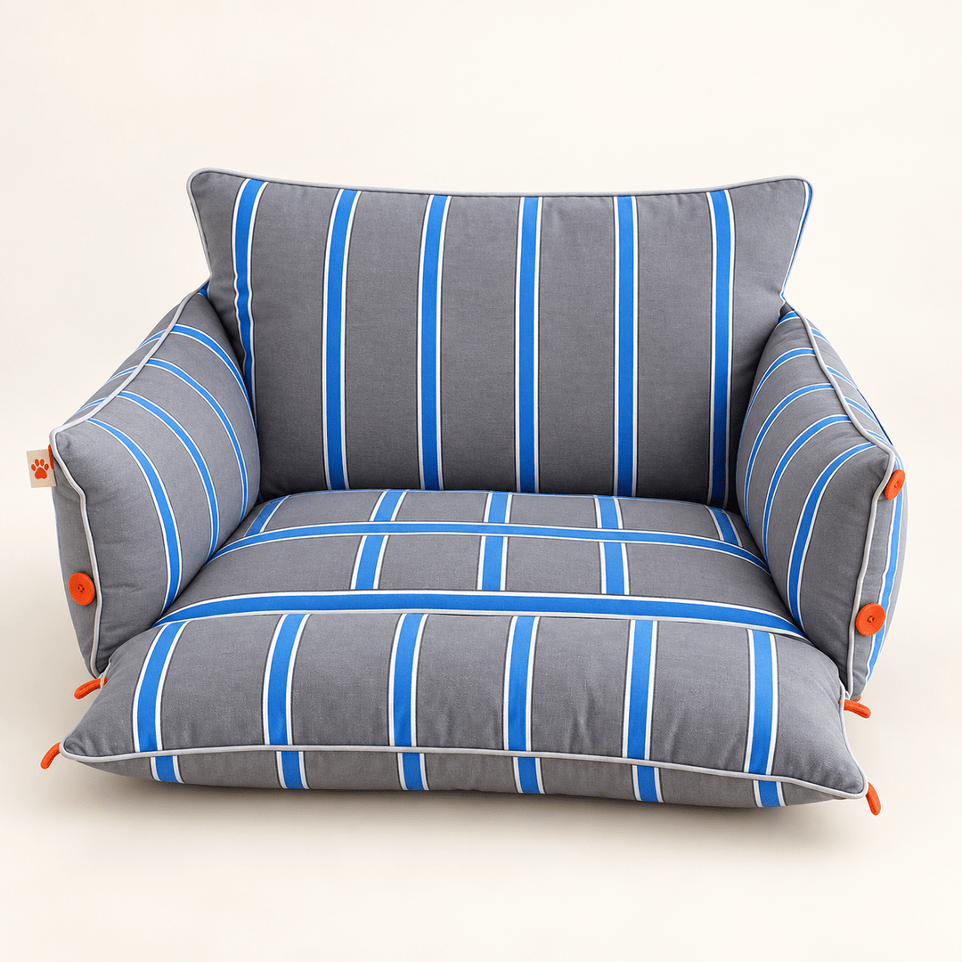 Pawtique ButtonNest™ Convertible Bolster Dog Bed - Pawtique