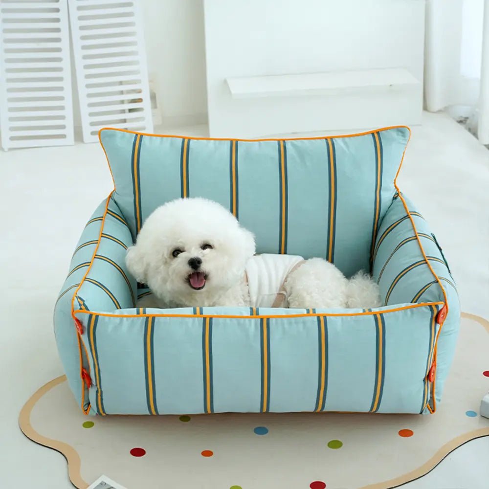 Pawtique ButtonNest™ Convertible Bolster Dog Bed - Pawtique