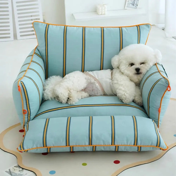 Pawtique ButtonNest™ Convertible Bolster Dog Bed - Pawtique