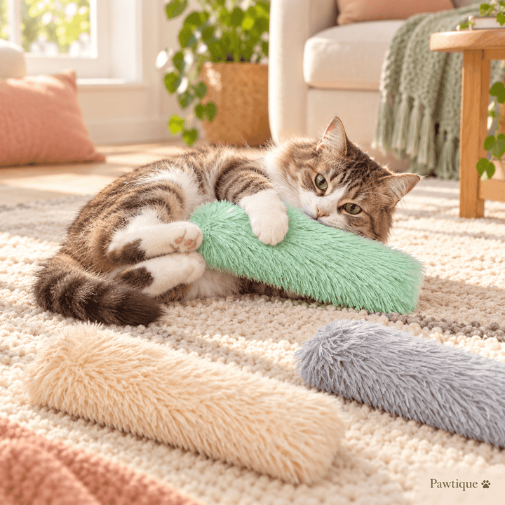 Pawtique Catnip Crinkle Kicker Pillow Trio - Pawtique