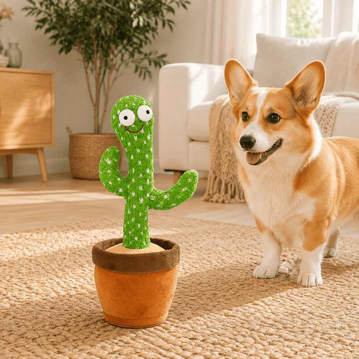 Pawtique ChatterCactus™ Interactive Pet Toy - Pawtique