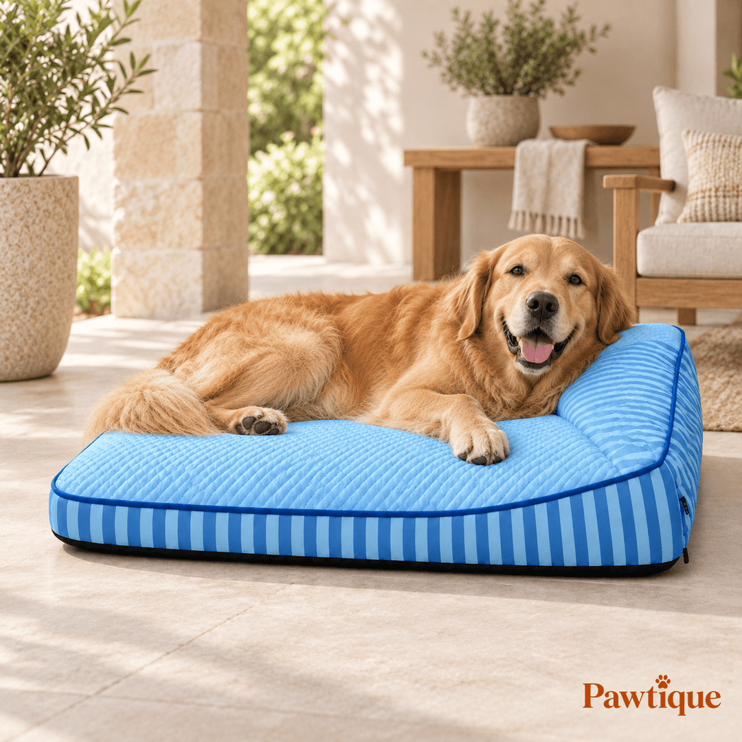 Pawtique ChillRest™ Cooling Bolster Dog Bed - Pawtique
