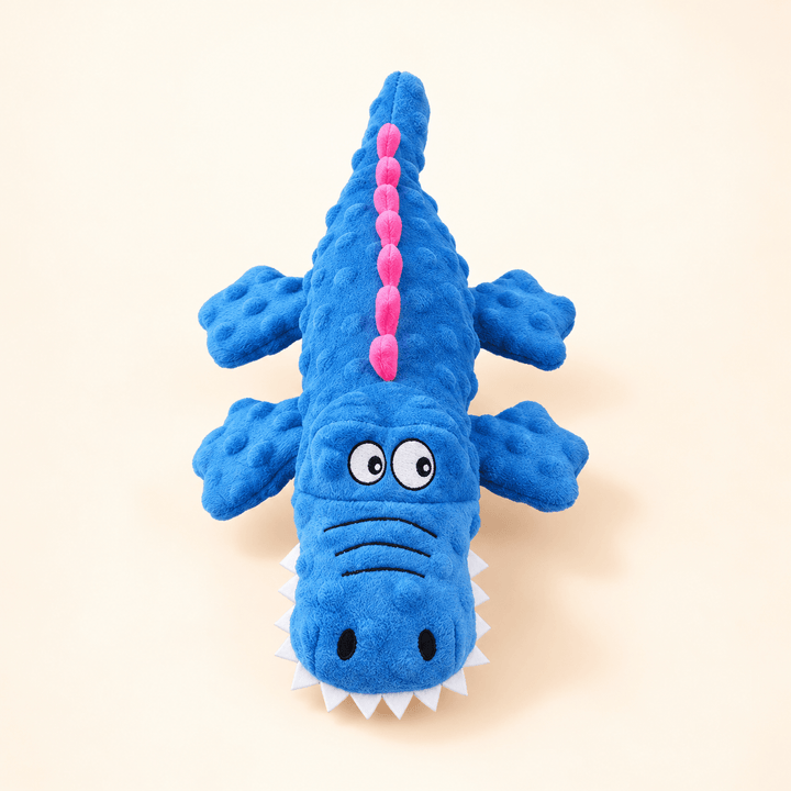 Pawtique ChompCroc™ Plush Chew &amp; Tug Toy - Pawtique