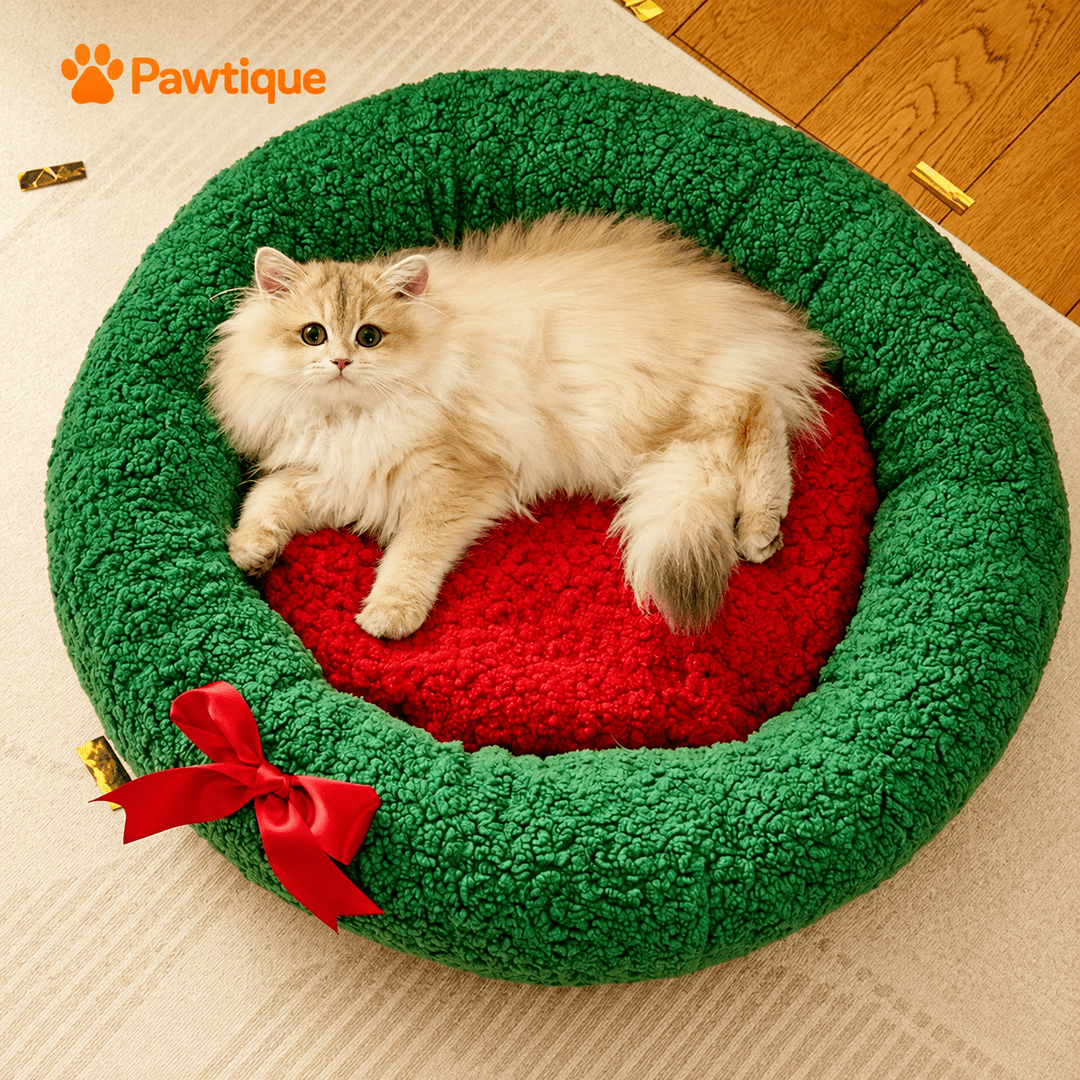 Pawtique Christmas Wreath Pet Bed - Pawtique