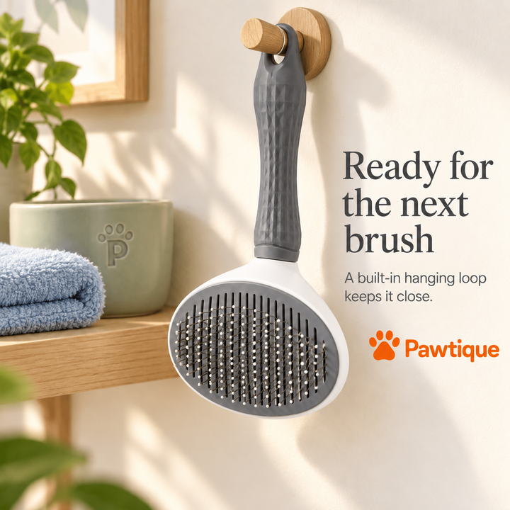 CleanSweep brush stored from its handle&