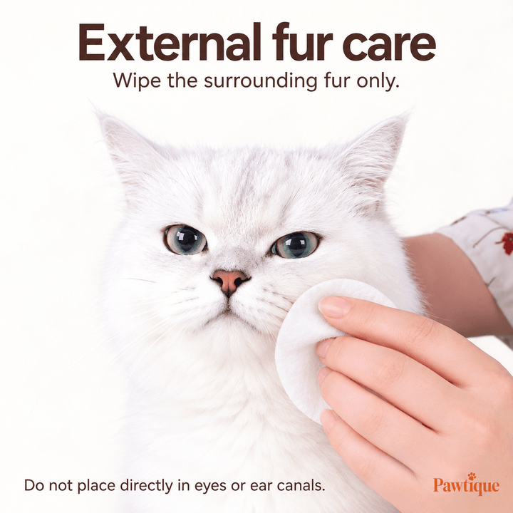 Pawtique ClearCare™ Gentle Eye &amp; Ear Wipes for Dogs &amp; Cats - Pawtique