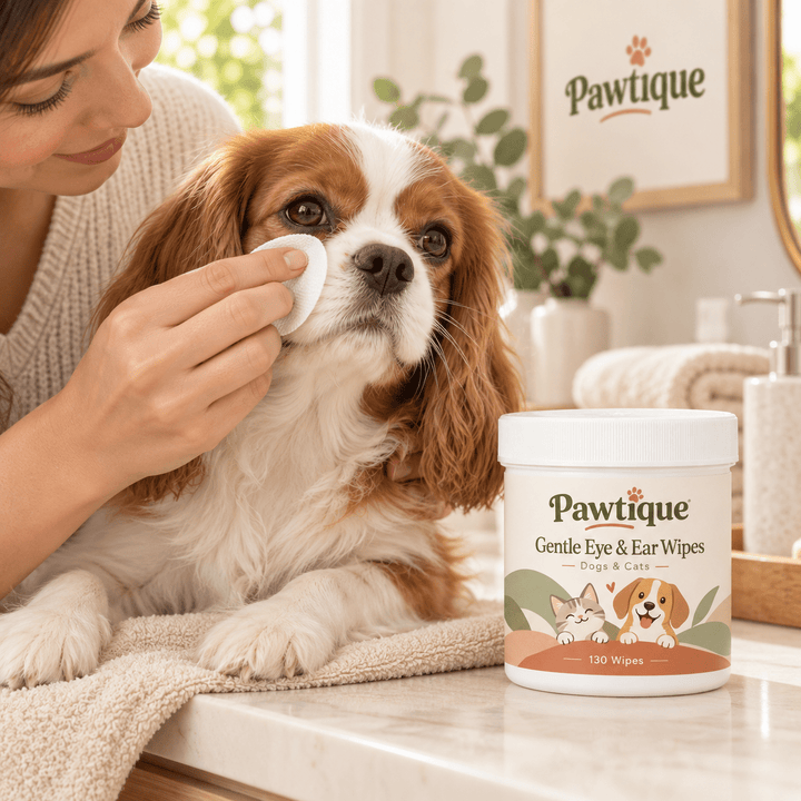 Pawtique ClearCare™ Gentle Eye &amp; Ear Wipes for Dogs &amp; Cats - Pawtique