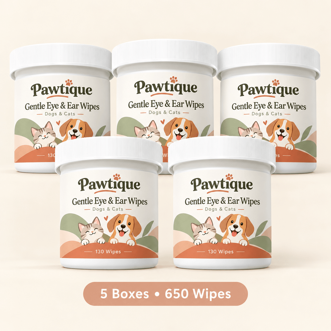 Pawtique ClearCare™ Gentle Eye &amp; Ear Wipes for Dogs &amp; Cats - Pawtique