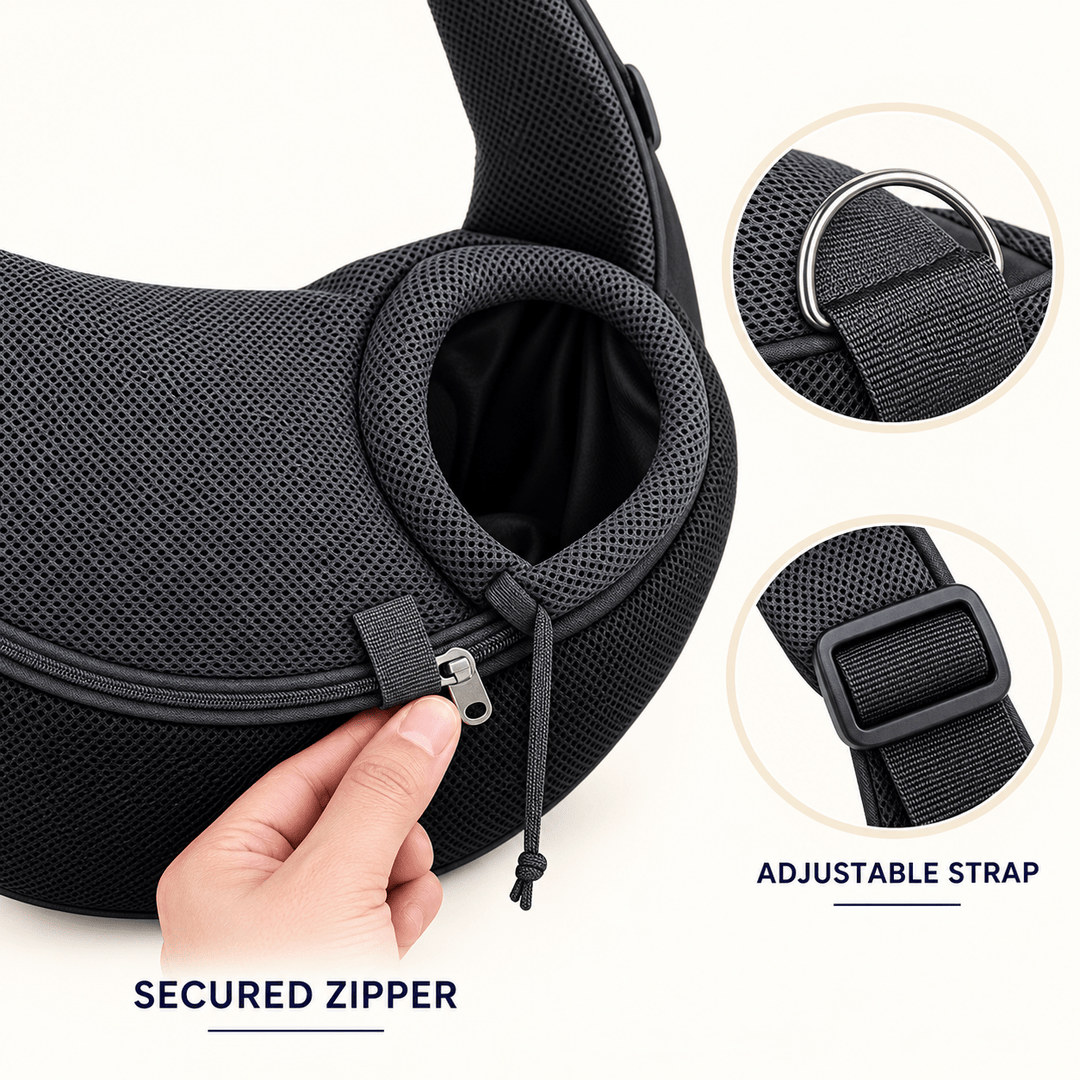 Pawtique CloseNest™ Reflective Pet Sling - Pawtique