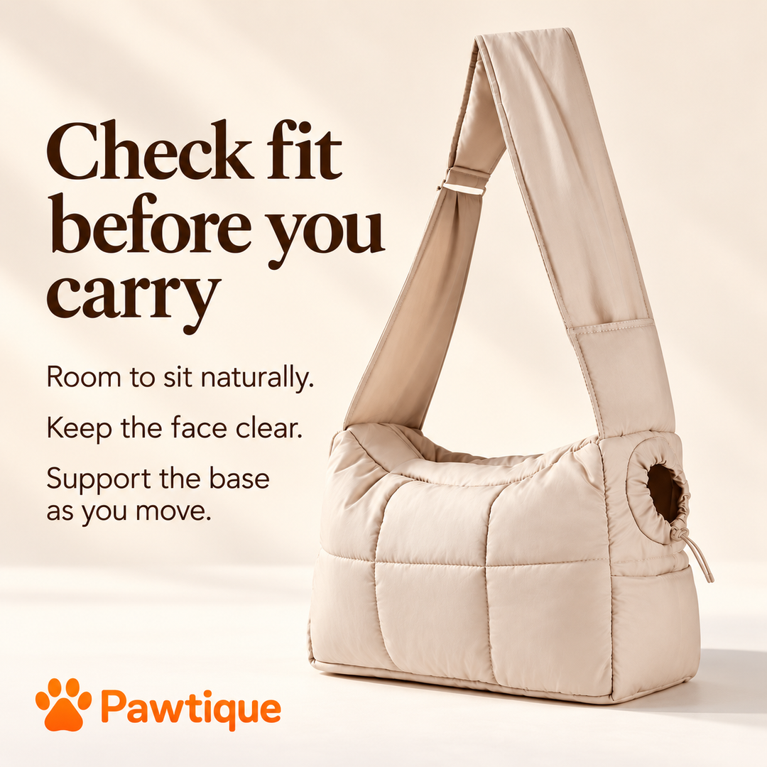 CloudCarry sling use guidance to allow natural sitting space keep the face clear and support the base