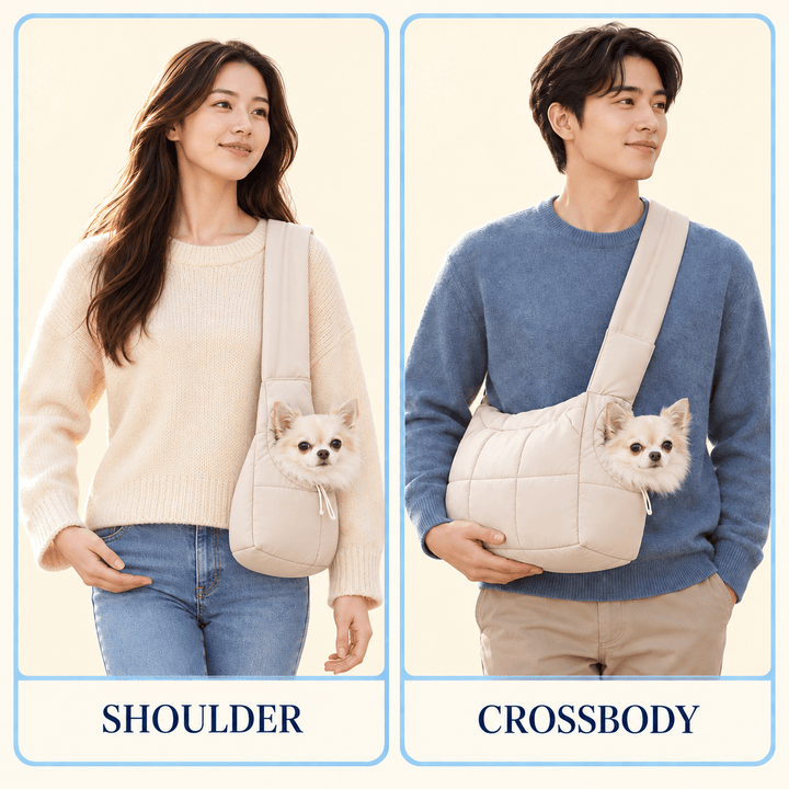 Pawtique CloudCarry™ Quilted Pet Sling - Pawtique