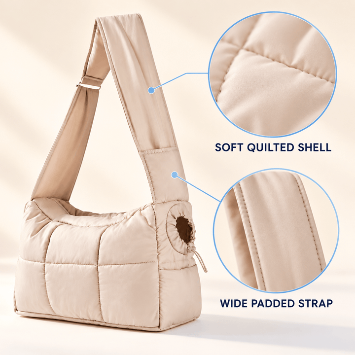 Pawtique CloudCarry™ Quilted Pet Sling - Pawtique