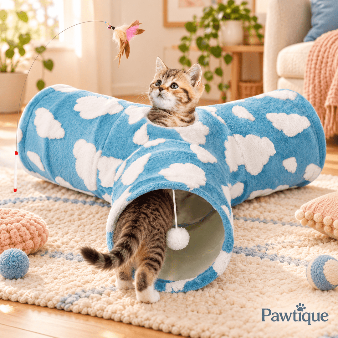 Pawtique CloudDash™ 3-Way Cat Tunnel - Pawtique