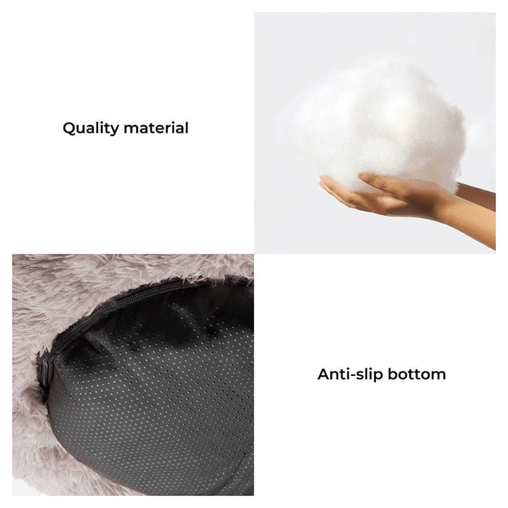 Pawtique CloudNest™ Fluffy Donut Dog Bed - Pawtique