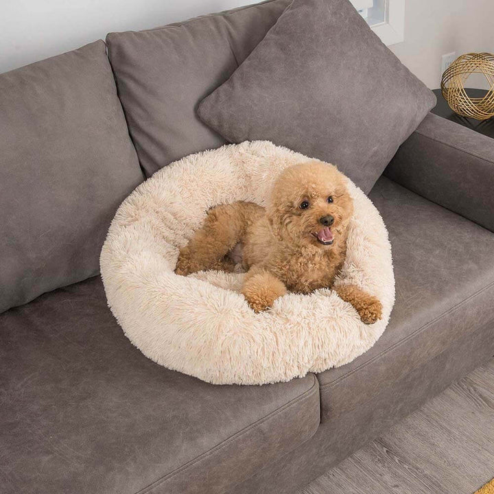 Pawtique CloudNest™ Fluffy Donut Dog Bed - Pawtique
