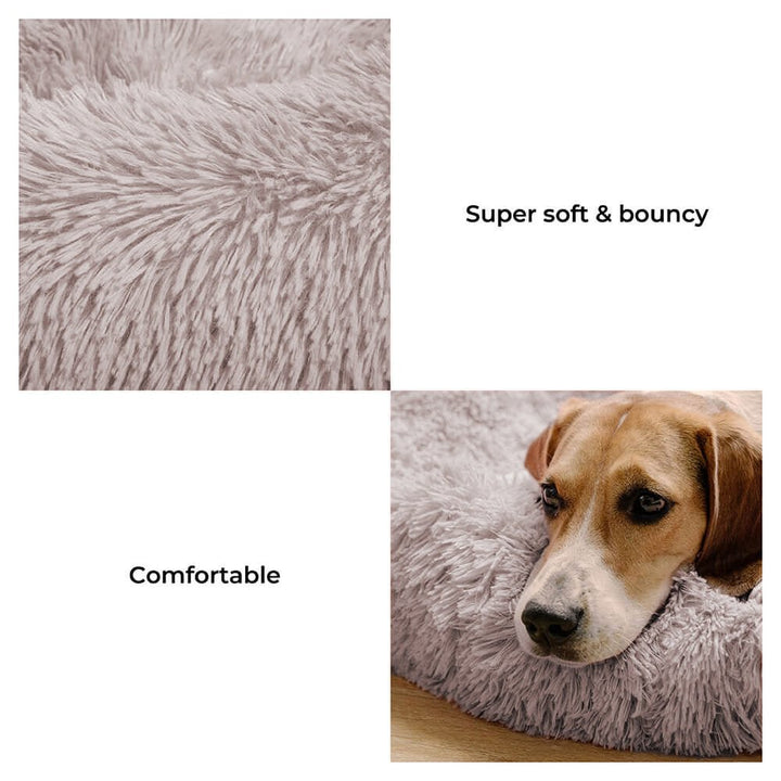Pawtique CloudNest™ Fluffy Donut Dog Bed - Pawtique