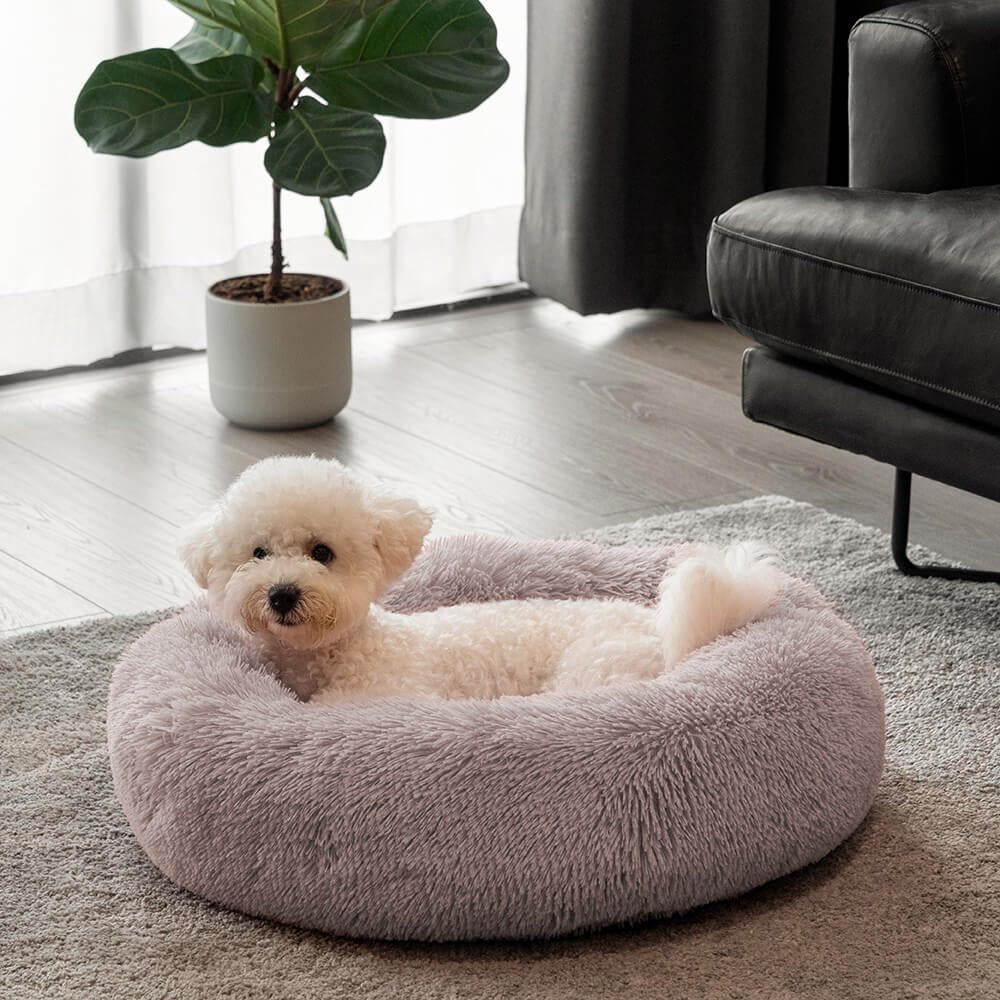 Pawtique CloudNest™ Fluffy Donut Dog Bed - Pawtique