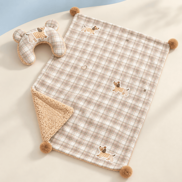 Pawtique CloudNest™ Reversible Pet Blanket &amp; Pillow Set - Pawtique