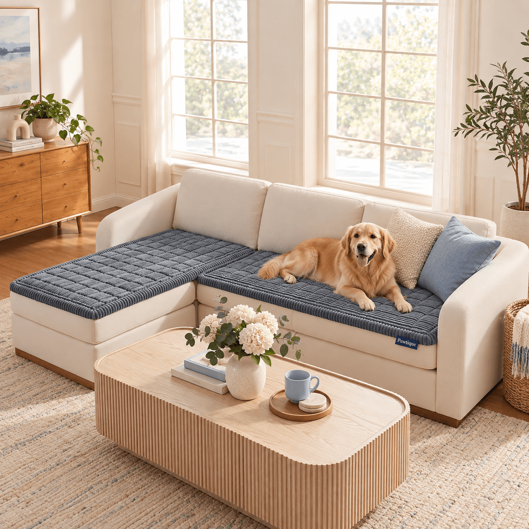 Pawtique CloudRib™ Modular Sectional Sofa Protector - Pawtique