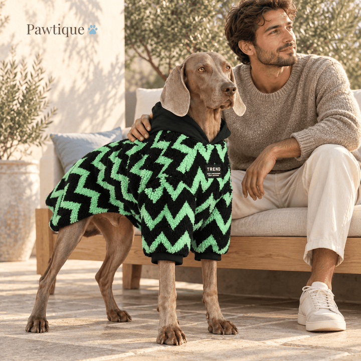 Pawtique Colorfield Patterned Dog Hoodie - Pawtique