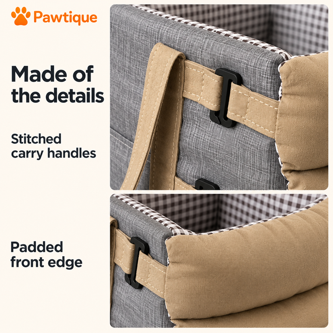 Close-up of the console pet bag&