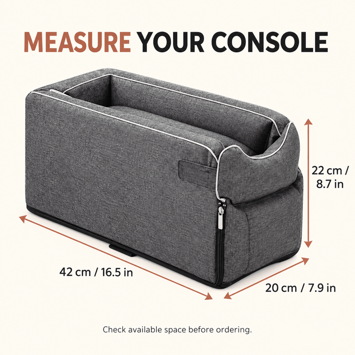 Pawtique CoPilot Nest™ Console Pet Seat - Pawtique