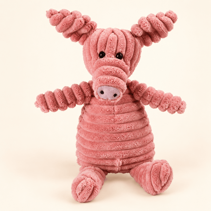 Pawtique Corduroy Animal &amp; Rope Dog Toys - Pawtique