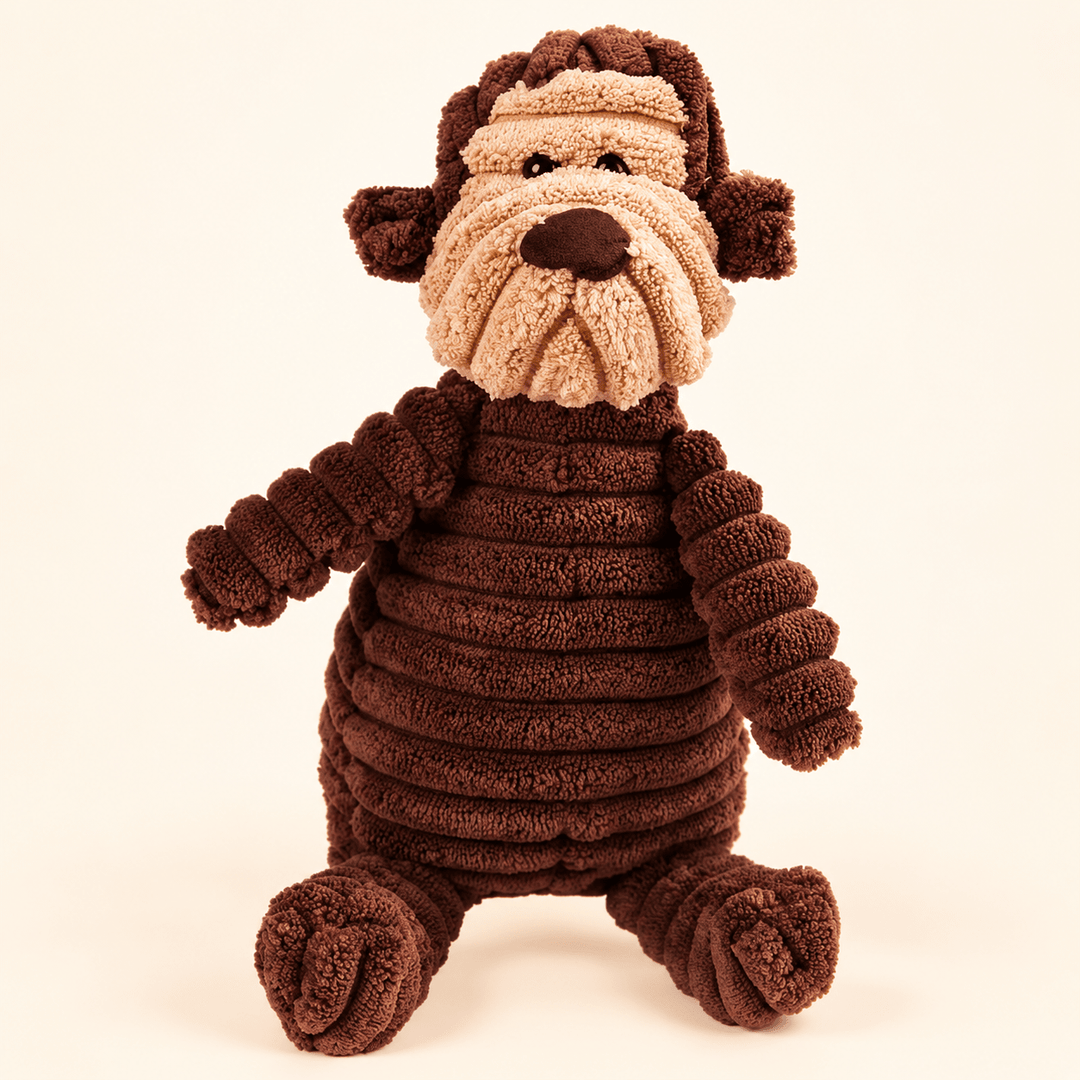 Pawtique Corduroy Animal &amp; Rope Dog Toys - Pawtique