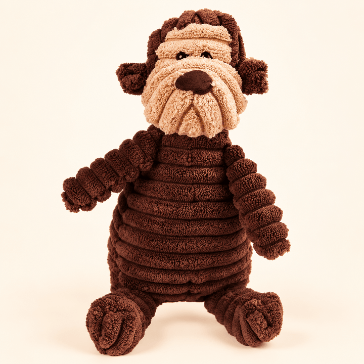 Pawtique Corduroy Animal &amp; Rope Dog Toys - Pawtique