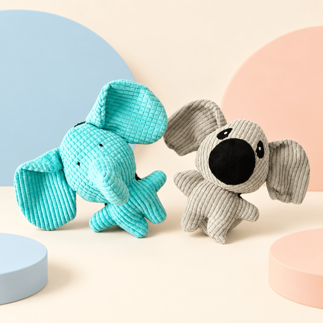 Pawtique CorduroyPals™ Plush Animal Dog Toys - Pawtique