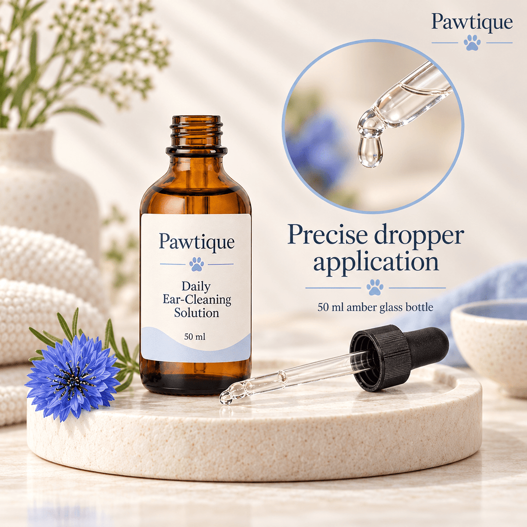 Pawtique Daily Ear-Cleaning Solution for Dogs &amp; Cats – 50 ml - Pawtique