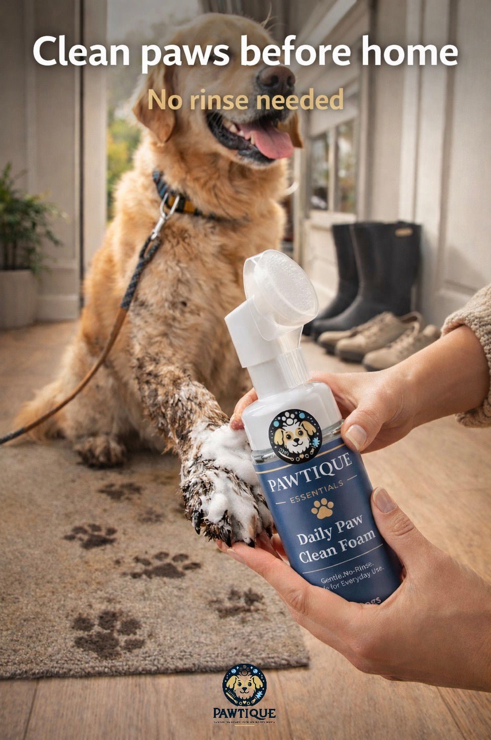 Pawtique Daily Paw Foam Cleaner - Pawtique