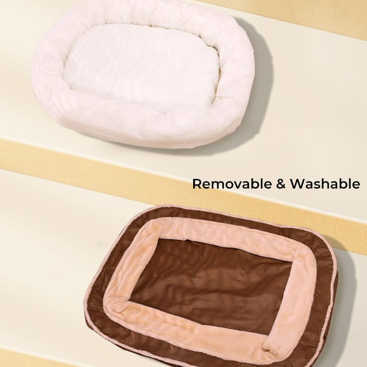 Pawtique DeepRest™ Plush Bolster Dog Bed - Pawtique
