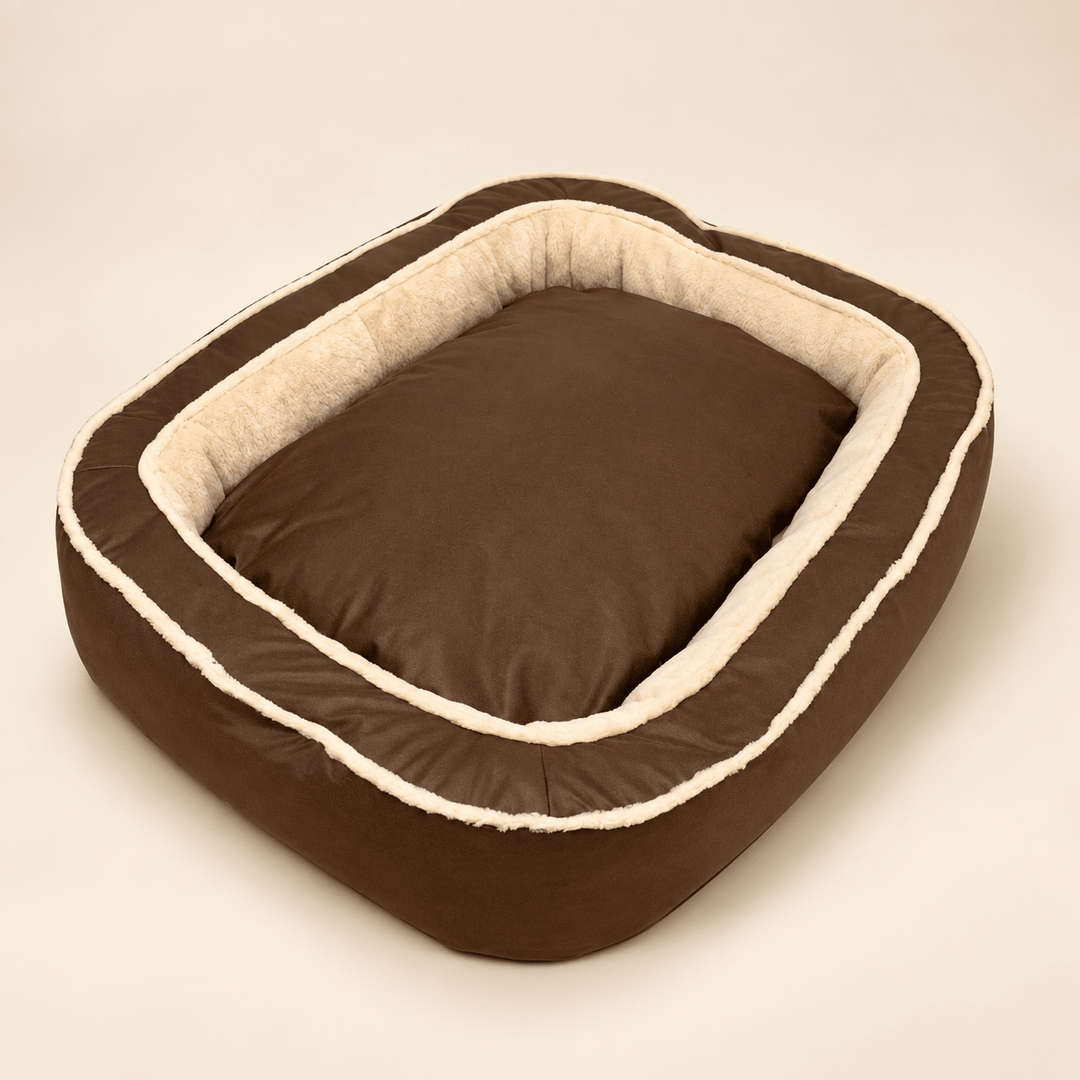 Pawtique DeepRest™ Plush Bolster Dog Bed - Pawtique