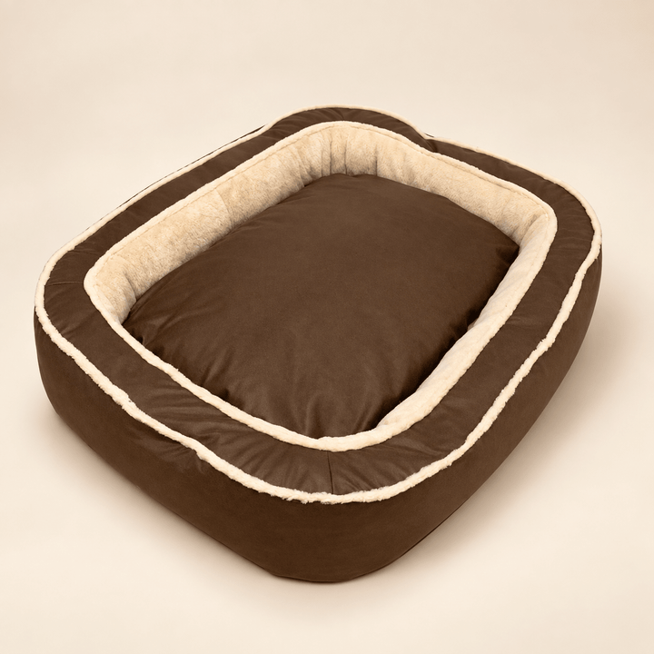 Pawtique DeepRest™ Plush Bolster Dog Bed - Pawtique