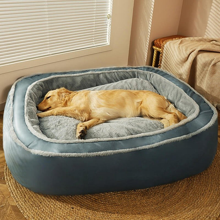 Pawtique DeepRest™ Plush Bolster Dog Bed - Pawtique