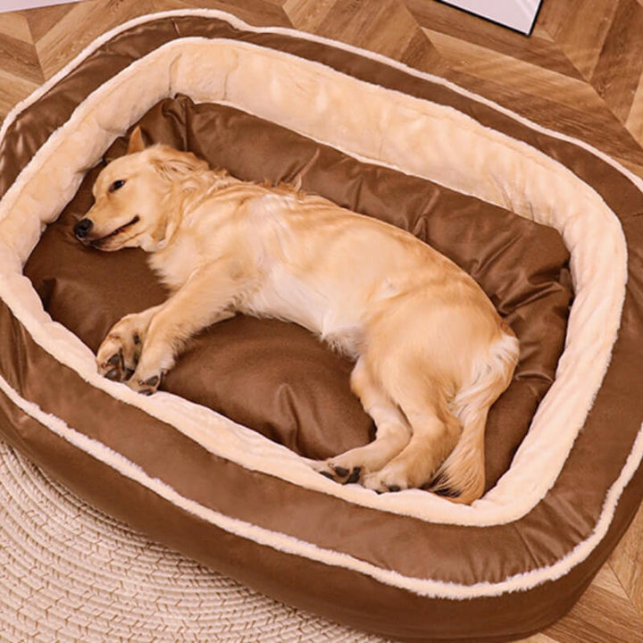 Pawtique DeepRest™ Plush Bolster Dog Bed - Pawtique