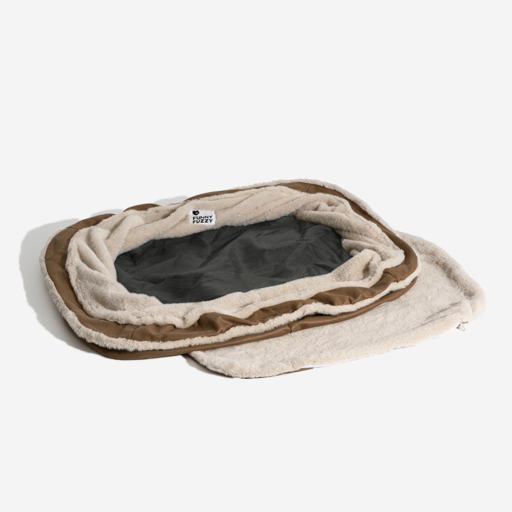 Pawtique DeepRest™ Plush Bolster Dog Bed - Pawtique