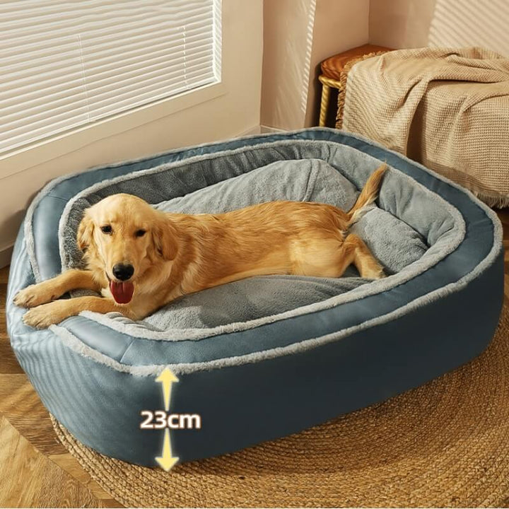 Pawtique DeepRest™ Plush Bolster Dog Bed - Pawtique
