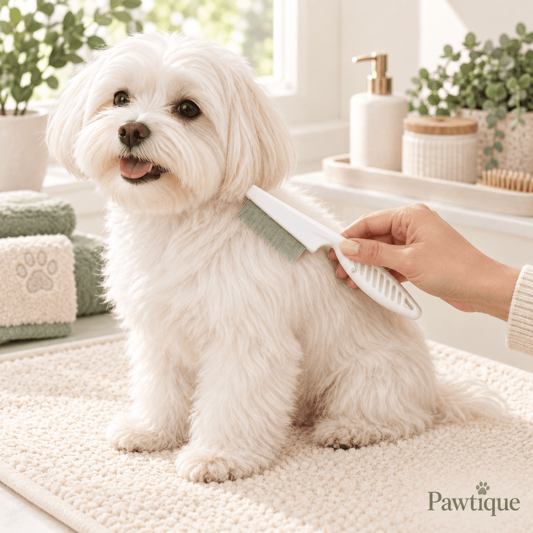 Pawtique DetailGlide™ Fine-Tooth Flea &amp; Coat Comb - Pawtique