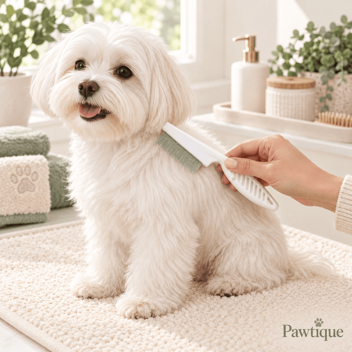 Pawtique DetailGlide™ Fine-Tooth Flea &amp; Coat Comb - Pawtique