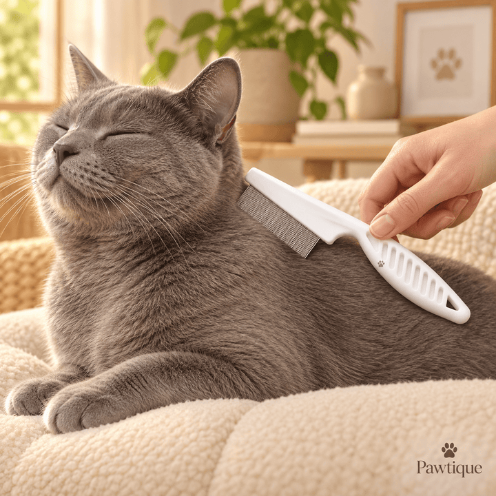 Pawtique DetailGlide™ Fine-Tooth Flea &amp; Coat Comb - Pawtique